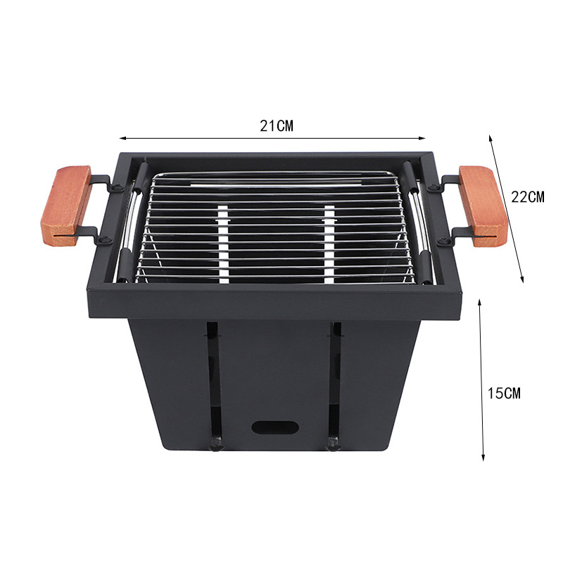 折りたたみ式バーベキューグリル アウトドアキャンプ用炭火焼きグリル ポータブル収納可能 家庭用屋内 高品質メーカー卸売グリル