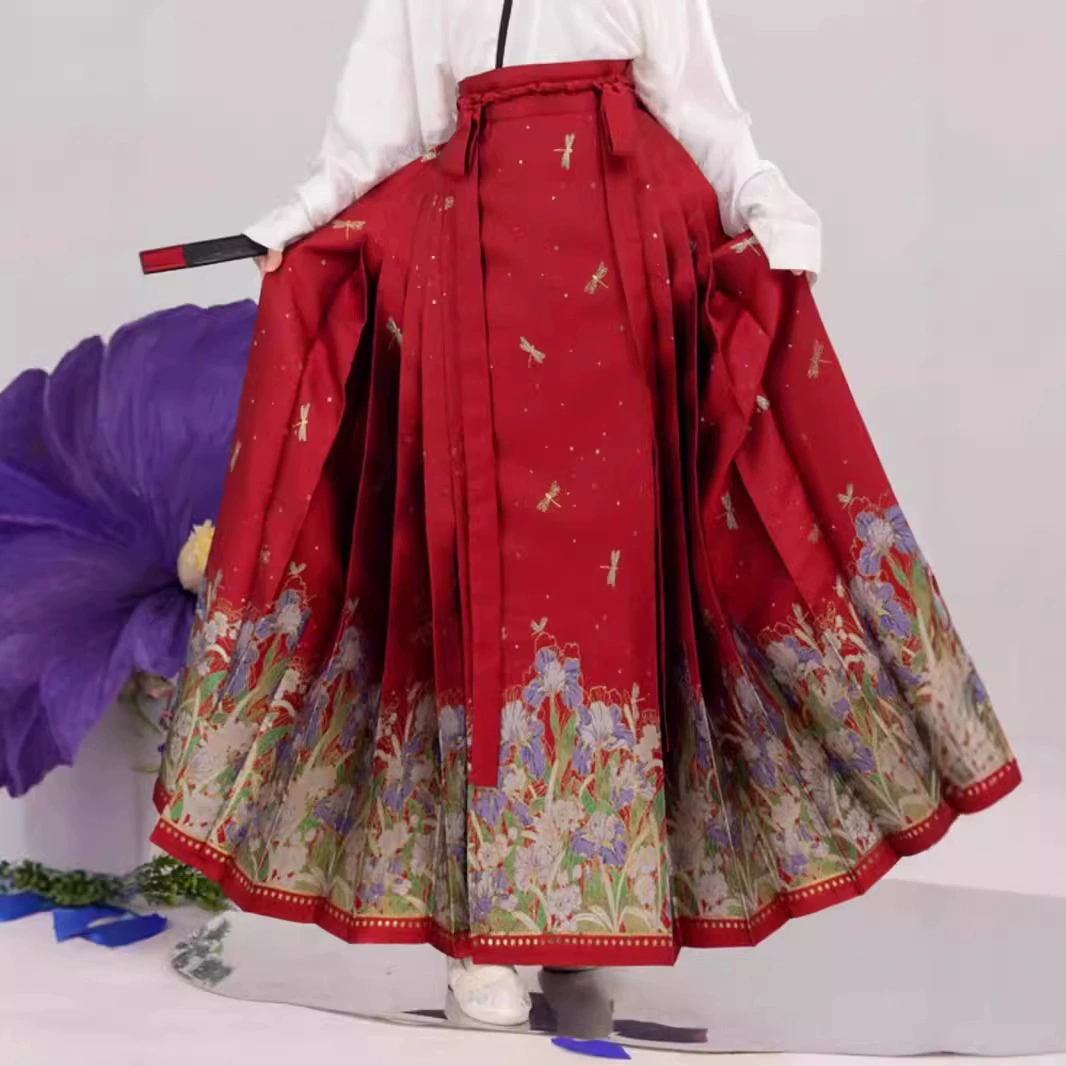 Цаосянь юбка с конским лицом весной и осенью новый детский костюм с конским лицом