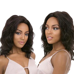 Amazon new European and American long curly wig women's wig multi-color mid-length curly hair high temperature silk chemical fiber headgear