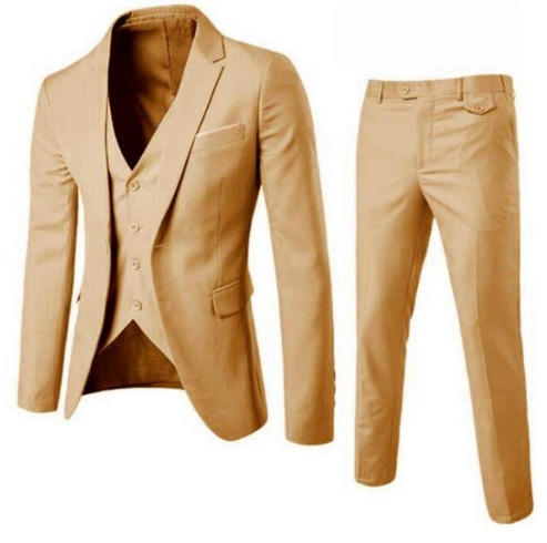 Traje traje de los hombres de estilo coreano SLIM-Fit chaqueta de dama de honor novio boda de negocios profesional ropa formal traje pequeño hombres