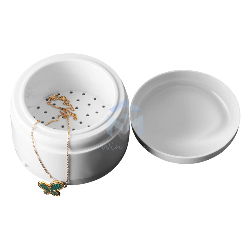 Вибрационная чистящая машина, мини-очиститель для ювелирных изделий, ультразвуковой бытовой прибор для чистки золота, серебра, ювелирных украшений, часов и колец.