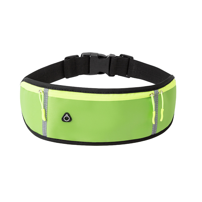 Kettle style waist bag-green-single layer
