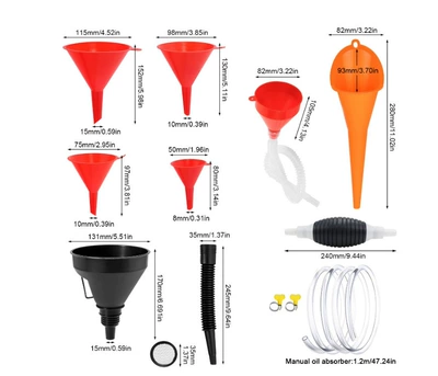 Cross-border multifunctional car and Kempinq və səyahət - funnel-8-piece-set