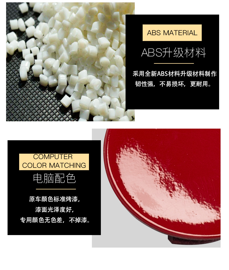 Suitable for 08-13 Models of Fit, Trailer Cover, Front and Rear Bumper Tow Hook Cover, Tow Hole Cover