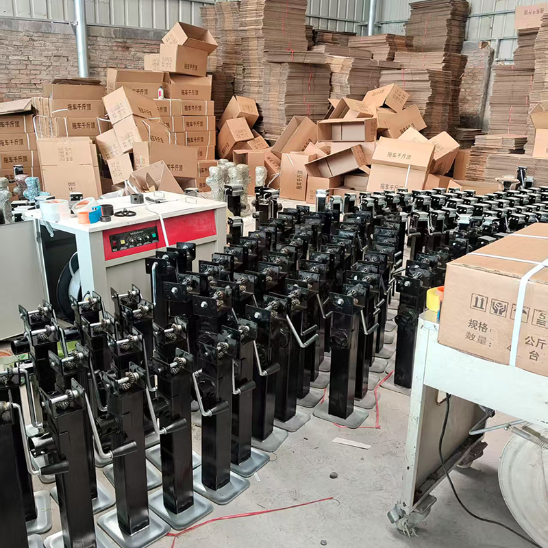 Trailer 0kg hand-operated agricultural vehicle support leg 1 ton 2T 3T reinforced folding support frame accessories