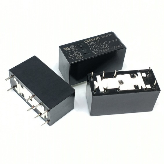 G2RL-2-DC24 功率继电器 OMRON 24V继电器 DIP,12.5x28.8mm