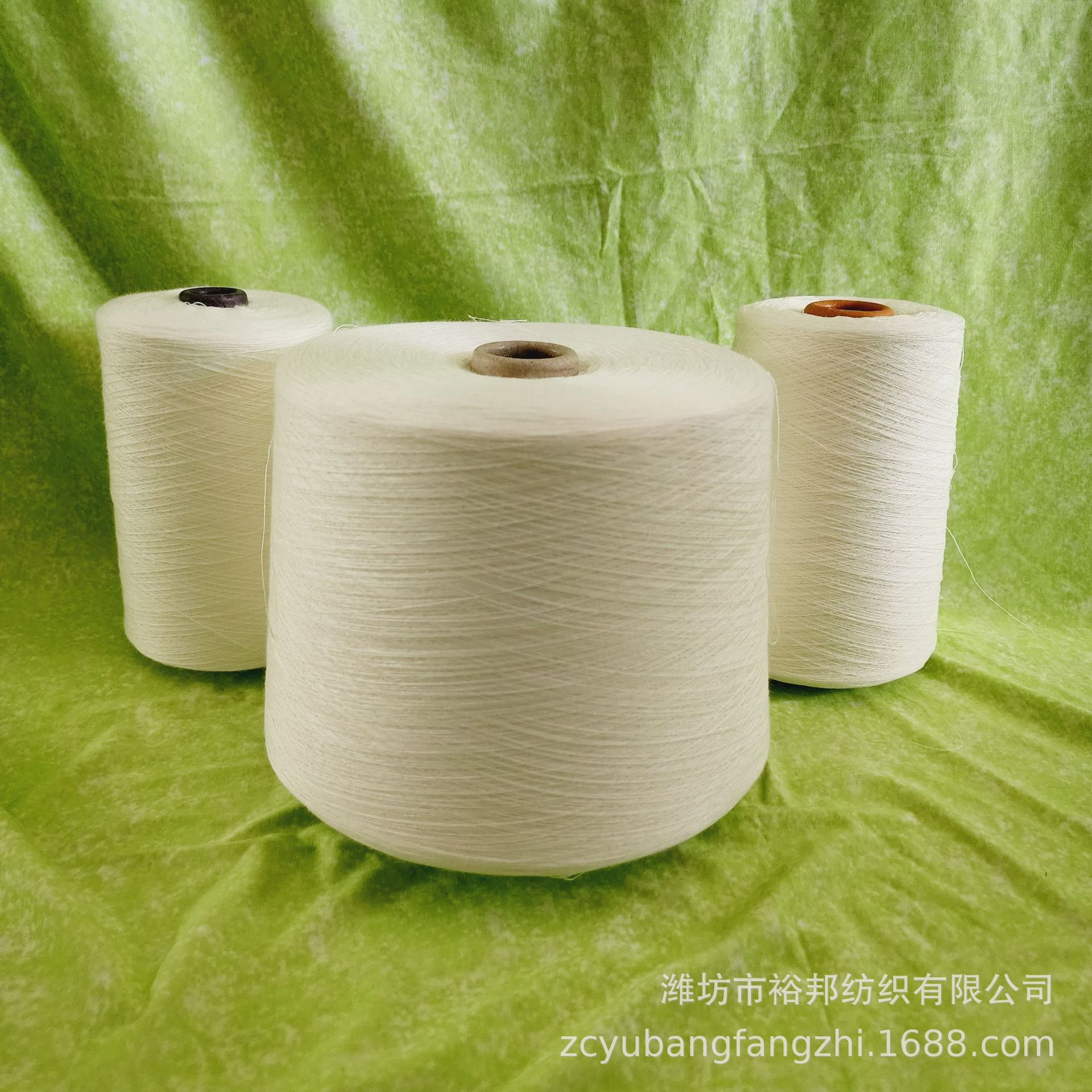 厂家销售紧密纺精梳新疆长绒棉纱32支长绒棉匹马棉32支针织纯棉纱