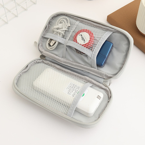 Data cable storage bag travel portable charger digital bag phone earphone USB flash drive multi-functional storage bag