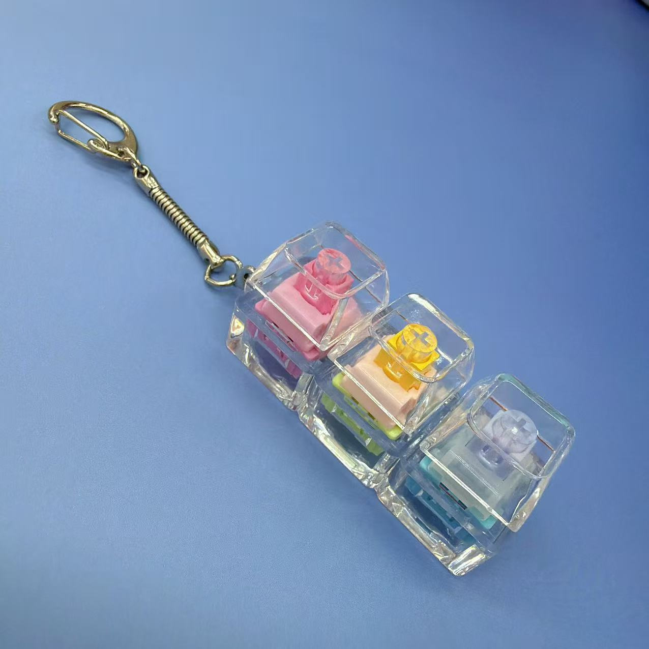 Pc three-button-color shaft b type + snake bone chain