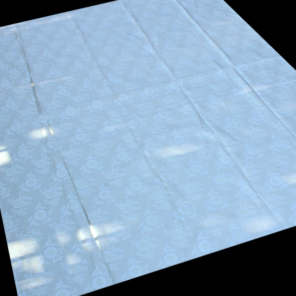 Floral pattern moon white