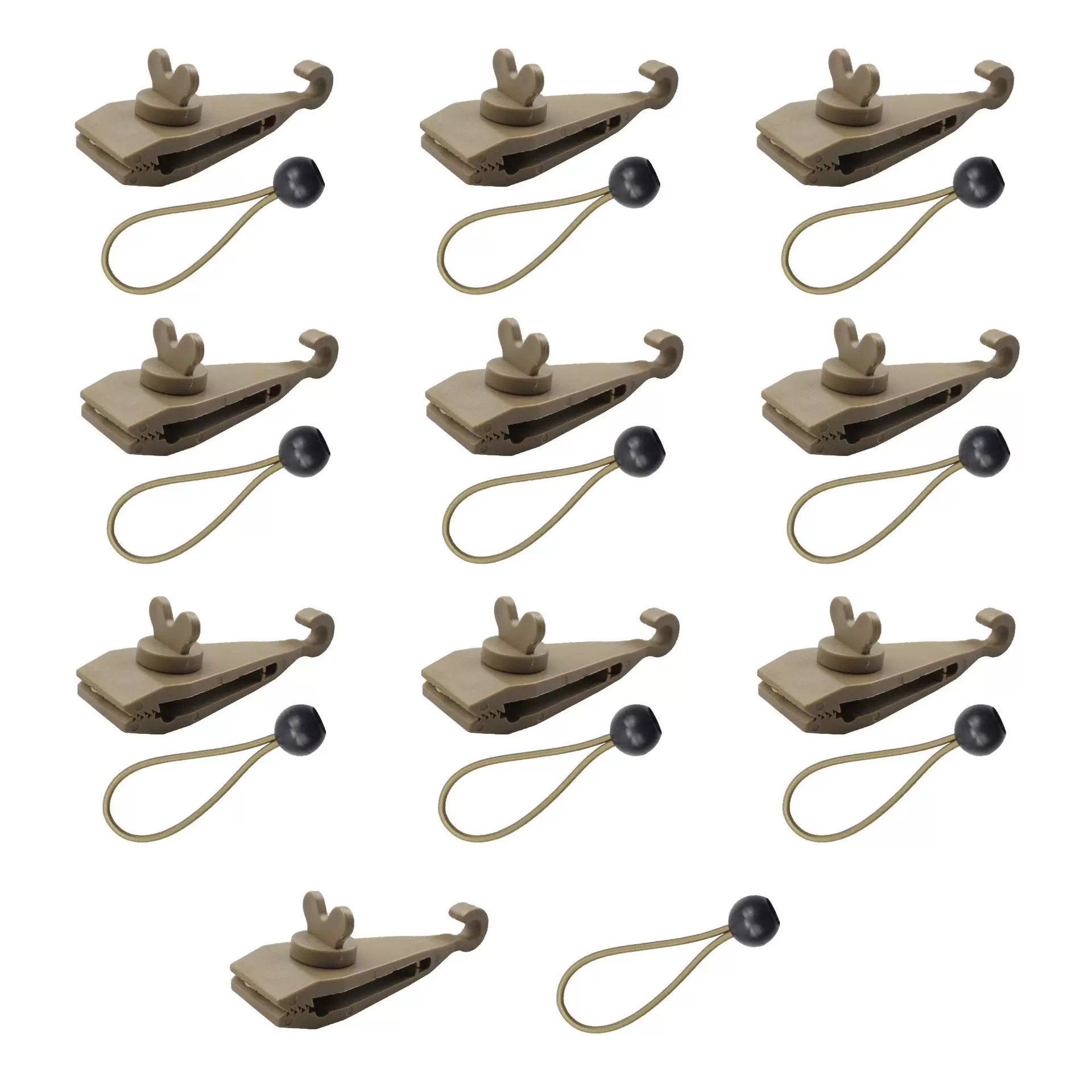 户外露营帐篷固定塑料夹帐篷配件夹扣野营天幕夹子尼龙挂钩固定器