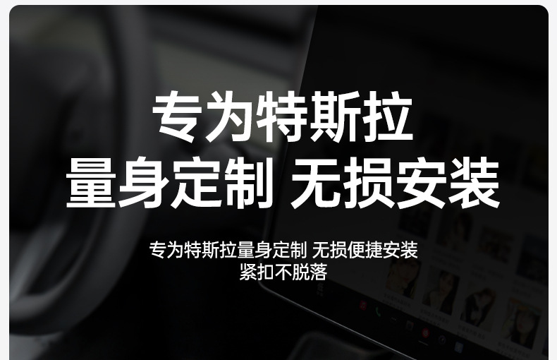 Cross-Border Applicable Model Y/3Yl Tesla Car-Mounted Small Table Board, Front Center Console Dining Tray, Foldable Small Table Board Wholesale