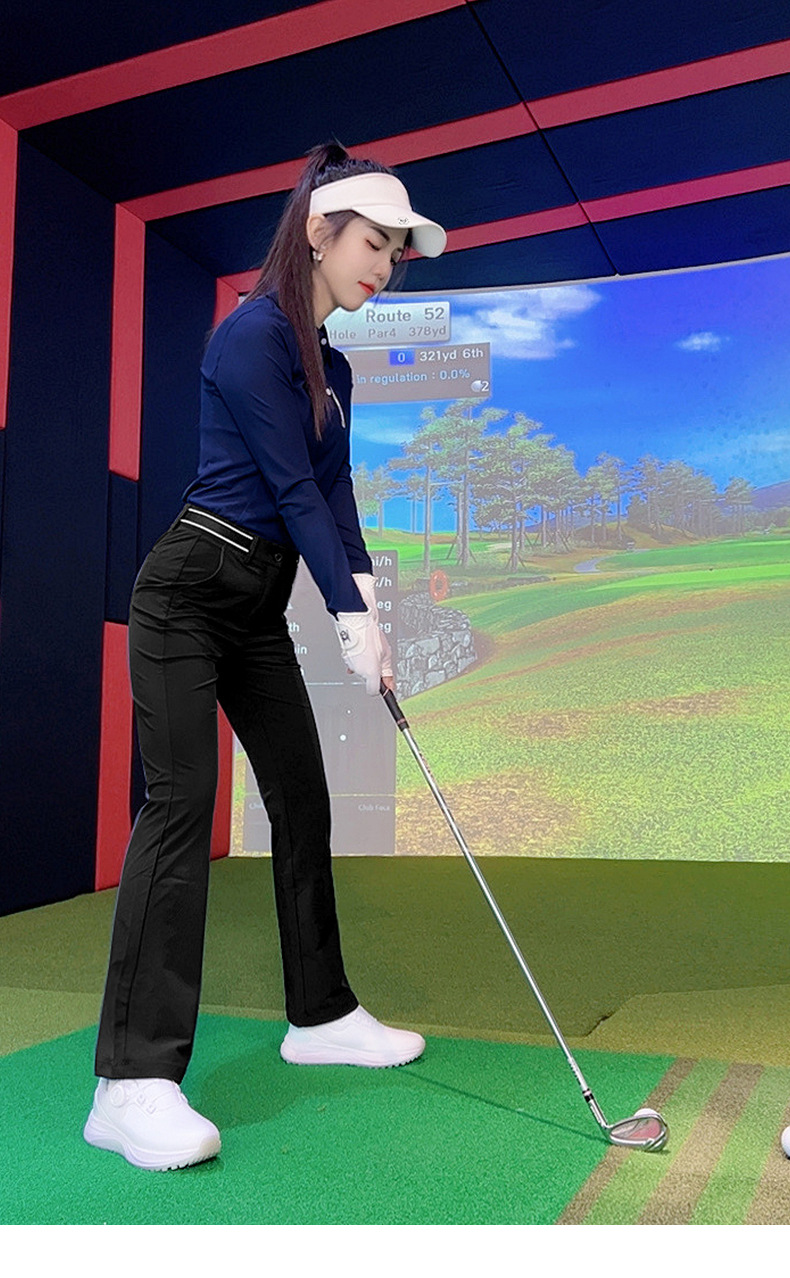 Áo polo nữ dài tay chơi golf co giãn cao họa tiết tương phản — Áo sơ mi POLO màu xanh nước biển [họa tiết Walvag/màu tương phản/độ đàn hồi cao] YF740, Áo sơ mi POLO màu trắng [họa tiết Wallace/tương phản màu/đàn hồi cao] YF740, Áo sơ mi POLO màu cam [họa tiết Walvgue/tương phản/đàn hồi cao] YF740 chi tiết 20