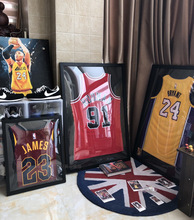 球衣相框裝裱 掛牆網球足球NBA籃球紀念收藏展出衣框相框衣框