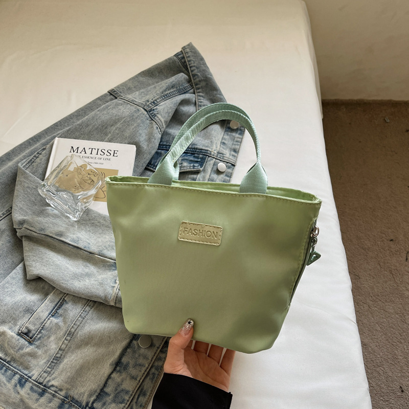 Verano simple y casual bolso pequeño de mano nuevo teléfono móvil bolso cuadrado pequeño bolso de compras todo fósforo bolso de tela ligero image 9