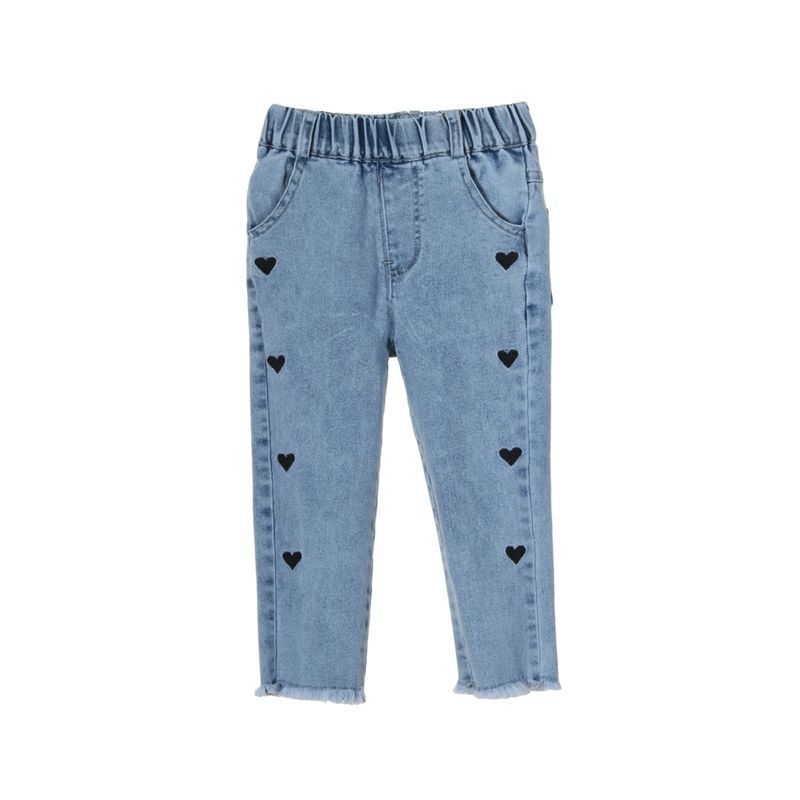 Jeans Ajustados para Niñas, Primavera-Otoño 2026, Nueva Colección de Primavera, Pantalones Rectos Cortos para Bebés