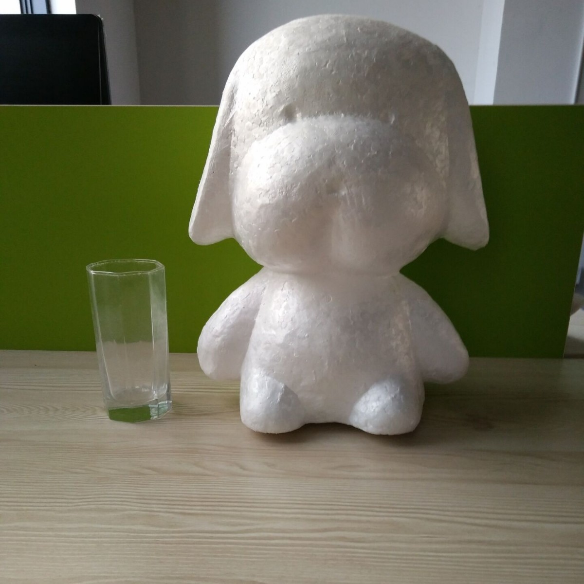 Oso de espuma directo de fábrica blanco DIY material de arreglo floral hecho a mano Día de San Valentín Rosa oso con juguete