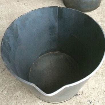 无柄 圆形 铝水桶 立体 汤勺 冷室 热室 压铸机配件 带嘴铝水桶