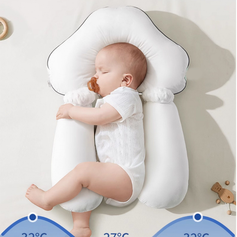 定型枕の赤ちゃんは0 ~ 6ヶ月 ~ 12ヶ月で、頭の赤ちゃんの海星枕を修正します。|undefined