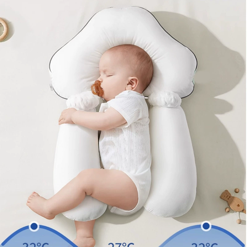 Подушка для укладки детей от 0 до 6 месяцев до 12 месяцев для коррекции формы головы, подушка-морская звезда для новорожденных, комфортная подушка против прыжков