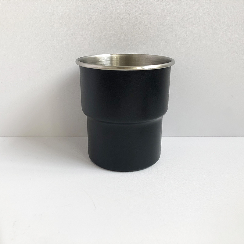 Vaso negro de 280 ml