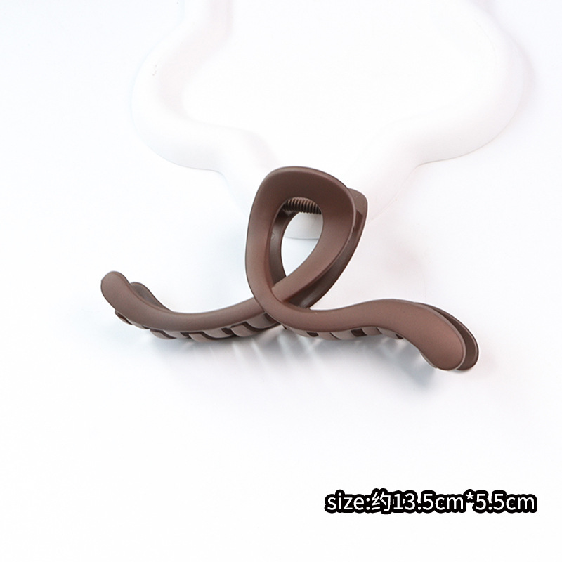 Corea del Sur elegante clip de pelo de las mujeres clip de helado tocado de alto grado horquilla de tiburón clip de pelo grande al por mayor