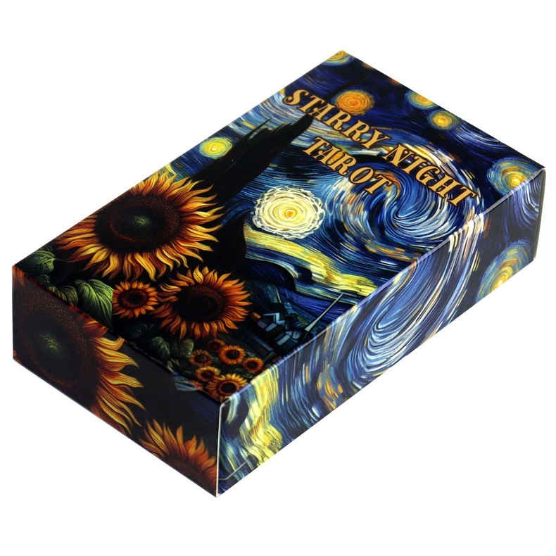 Novo jogo de tabuleiro de tarô Noite Estrelada de 2025, sucesso de vendas internacional, com cartas em inglês._voghion.com