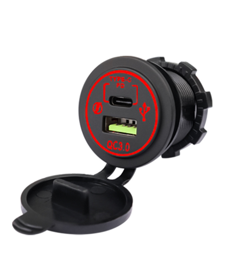 TYPE-C+QC3.0 Fast Car Charger High Current