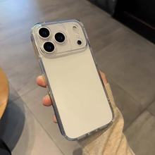 适用苹果15promax手机壳新款iphone17太空壳透明14硅胶16防摔软壳