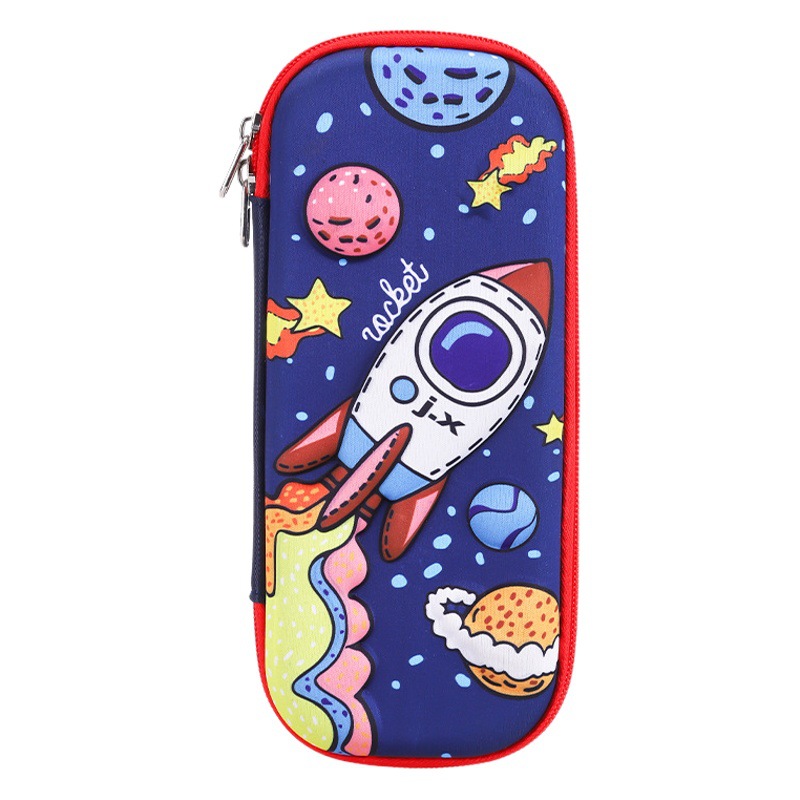 Caja de lápices para niños de escuela primaria de dibujos animados 3D niños y niñas lindos papelería caja de lápices creativa de gran capacidad premio