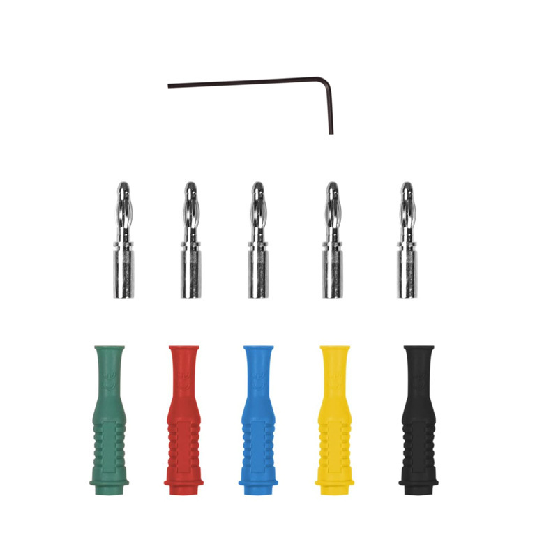 Factory Direct 4mm banana plug welding-Free banana plug copper wiring terminal Multimeter test accessories