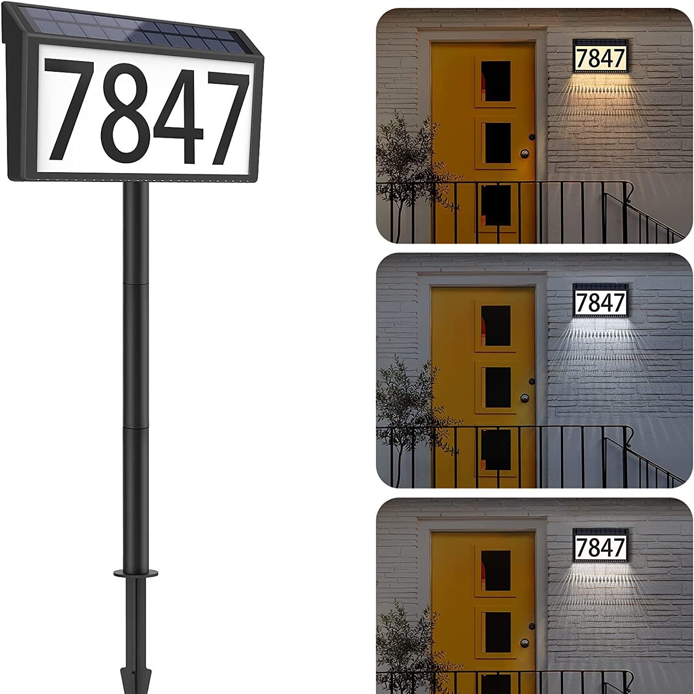 Luz solar de la señal digital de la letra de la señal de la luz del letrero de la luz de la señal digital de la letra de la señal de la luz del césped