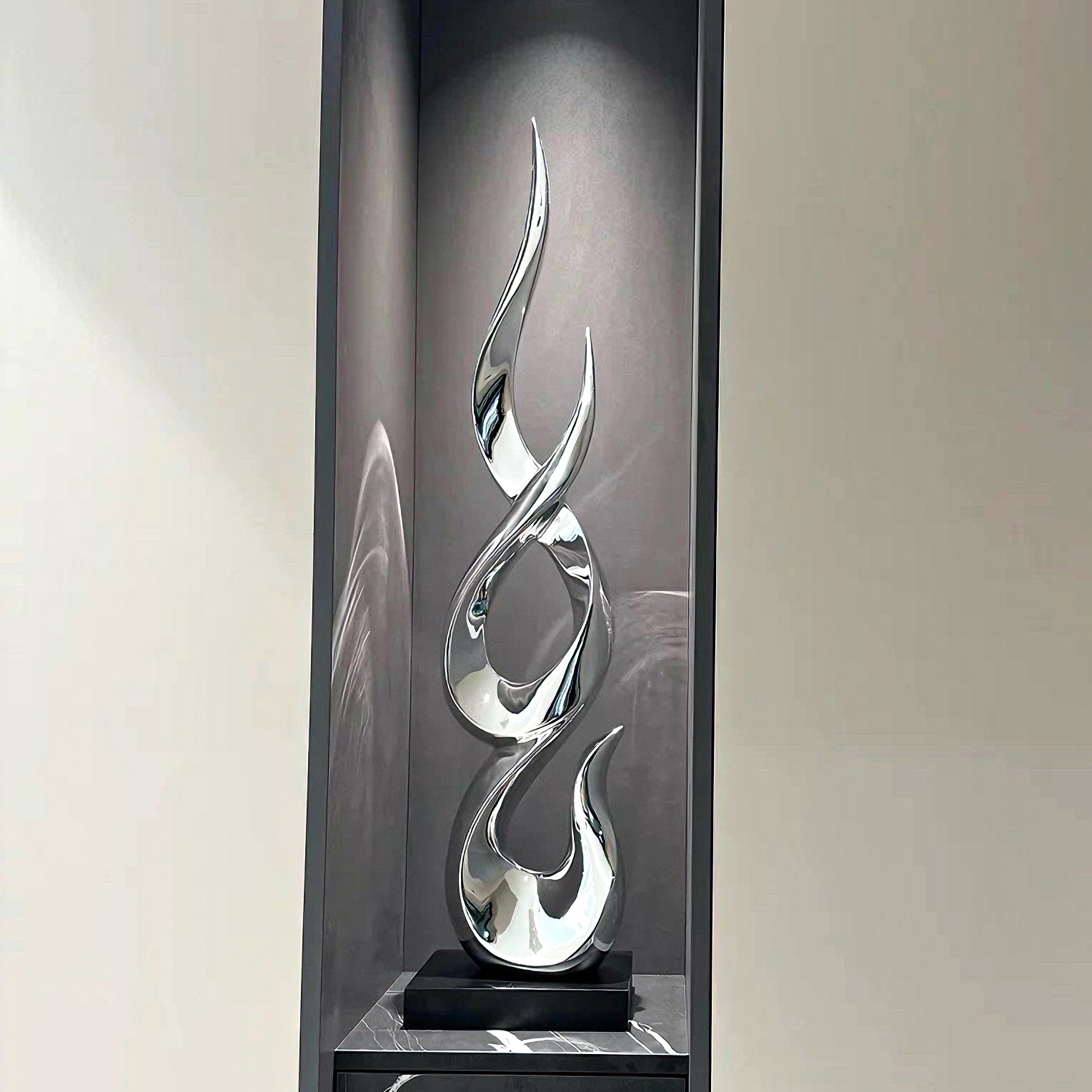 Rising to Greatness Ornament: Simple and Modern Entrance Wall Niche Tv Cabinet Living Room Light Luxury High-End Decorative Piece