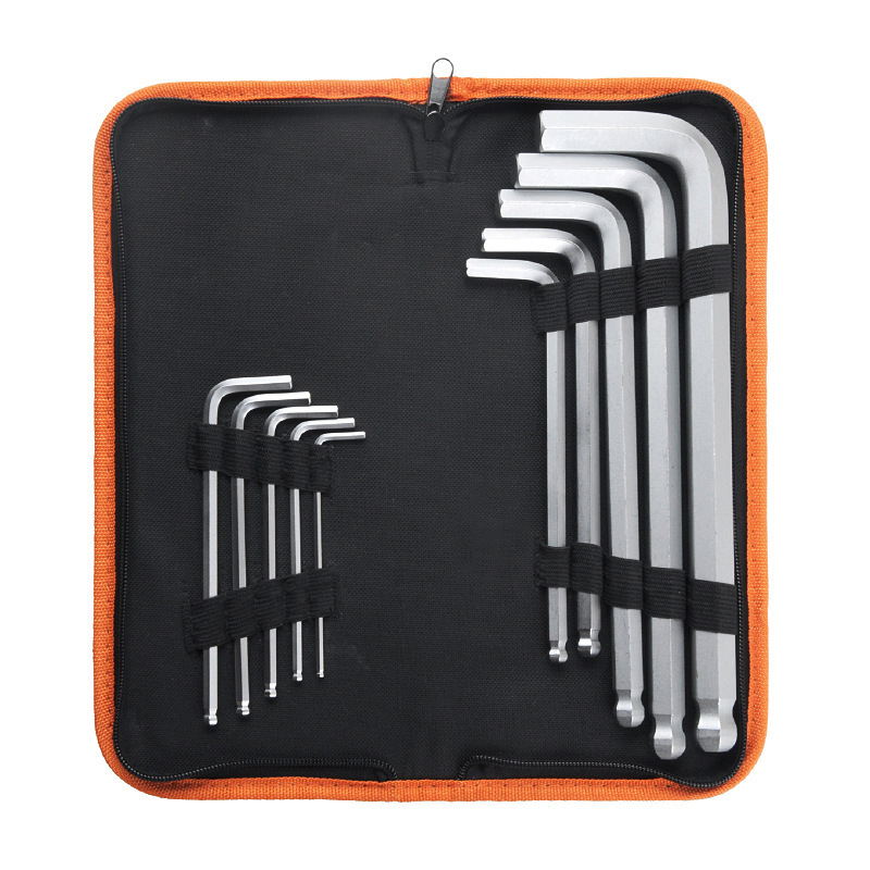 艾威博尔 C系列铬钒钢10件套加长公制球头内六角