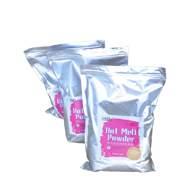 烫画热熔粉防升华超软烫画粉末白墨烫画热熔胶粉撒粉机用胶粉