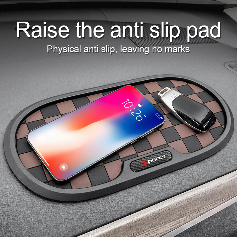 Cross-Border Hot-Selling Car Anti-Slip Mat, Multi-Functional Storage Mat, High Temperature Resistant, Fixed on the Center Console Dashboard Zjq6