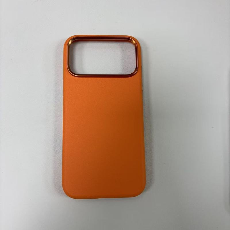 臻享系列适用苹果17自带Ai一体按键iPhone17Promax皮革手机保护壳|undefined