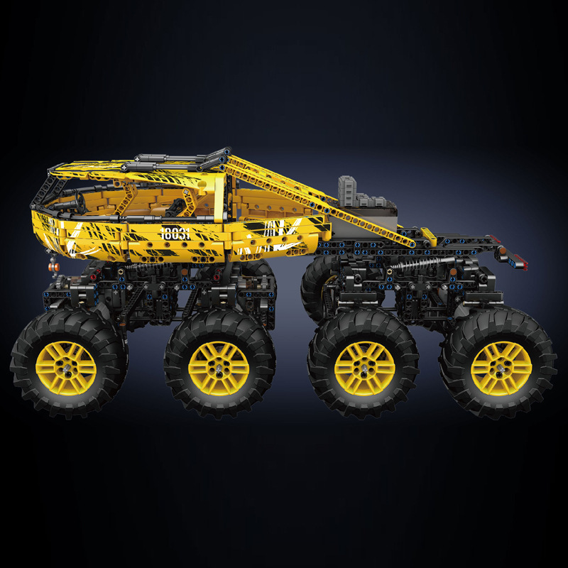 Yuxing modelo Wang18031 serie de coches de ingeniería de montaje de juguetes de montaje de coches de escalada de fuego compatible con modelo de coches de ingeniería de Lego