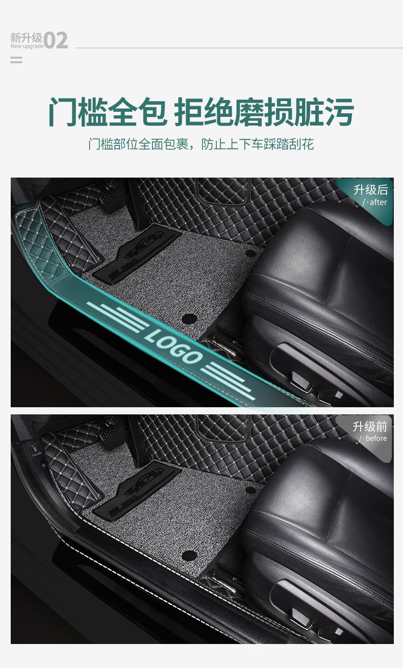Suitable for Volkswagen Sagitar Foot Mat Enclosing FAW 23 22 New Main Driving Wire Ring 18 Car Foot Mat