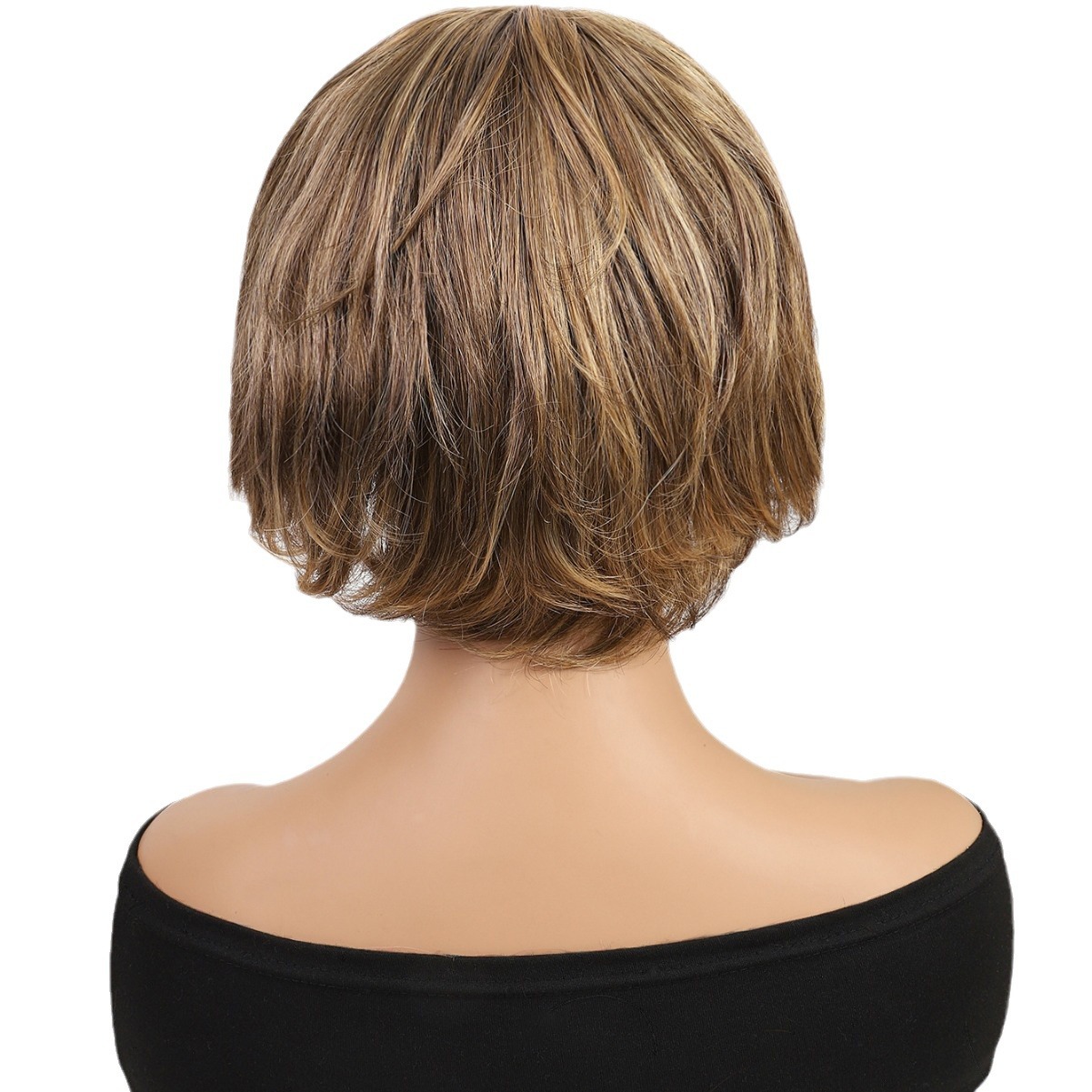 Fibra química al por mayor bob cabello pelucón mecánico pelucón cubierta de pelo