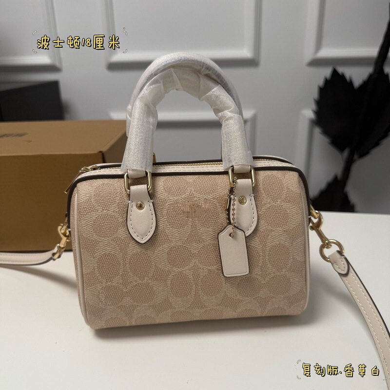 New Boston Bag All-match Crossbody Old Flower Bag Western Style Pillow Bag Crossbody Shoulder Bag