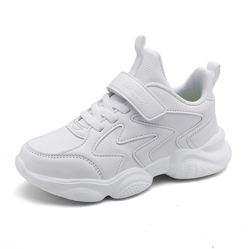 8855 Wholesale boys 'white sneakers, girls' white shoes, children's small white shoes, new primary and secondary school students 'sports shoes