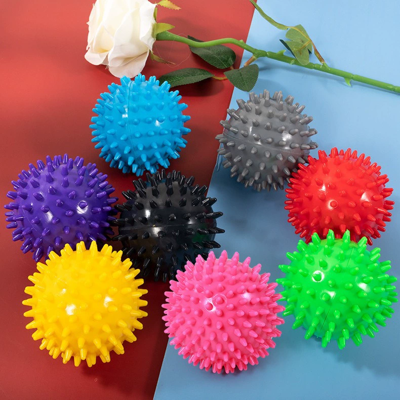 7 см шип мяч Фабрика Скидка оптом массаж Акупунктура точка захвата мяч ПВХ Акупунктура точка массаж мышц