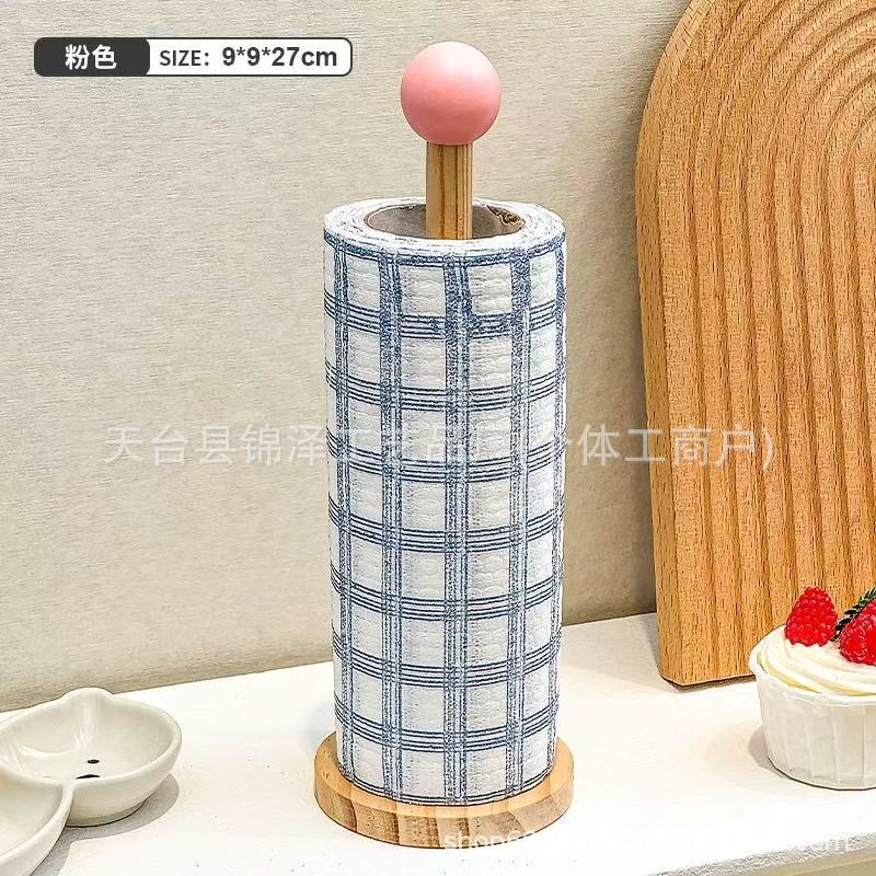 Venta directa de fábrica, anillo para el cabello del intestino grueso, cuerda de la cabeza de almacenamiento, banda de goma, clip de tiburón, estante de accesorios para el cabello de flores, estante de exhibición de madera maciza