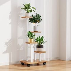 移動可能なベランダの花棚客間床置き式鉄芸棚多層植木鉢ブラケット多肉植物棚