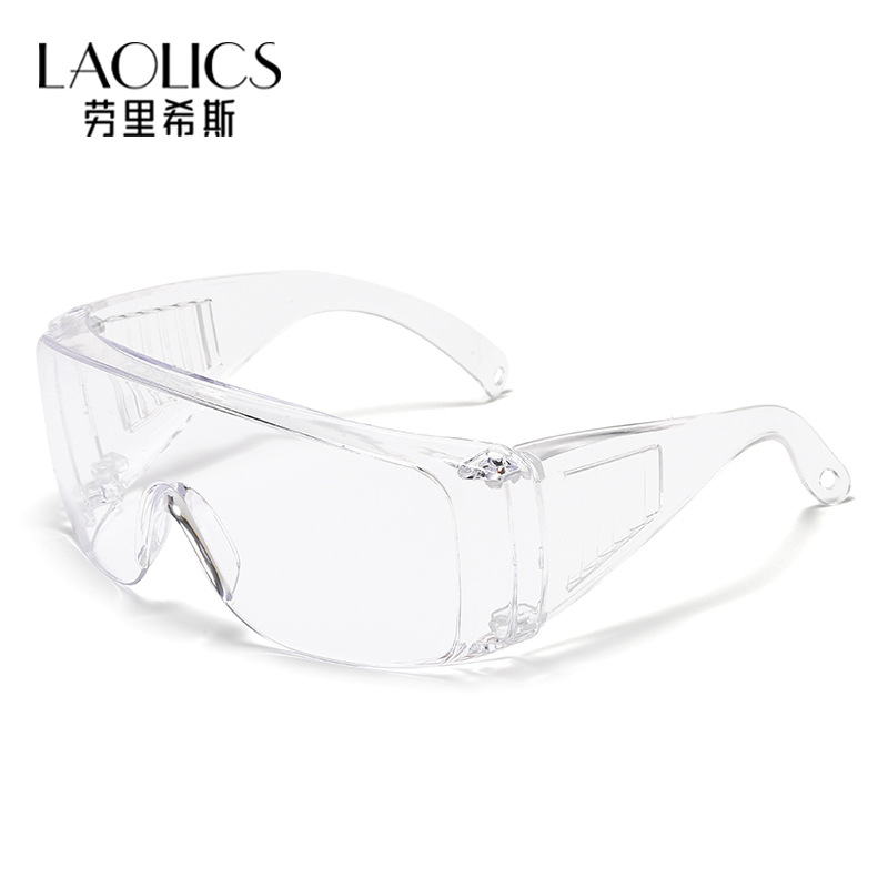 ルーバーゴーグル衝撃防止透明飛沫防止ゴーグル飛沫防止砂飛び防止ほこり防止メガネ