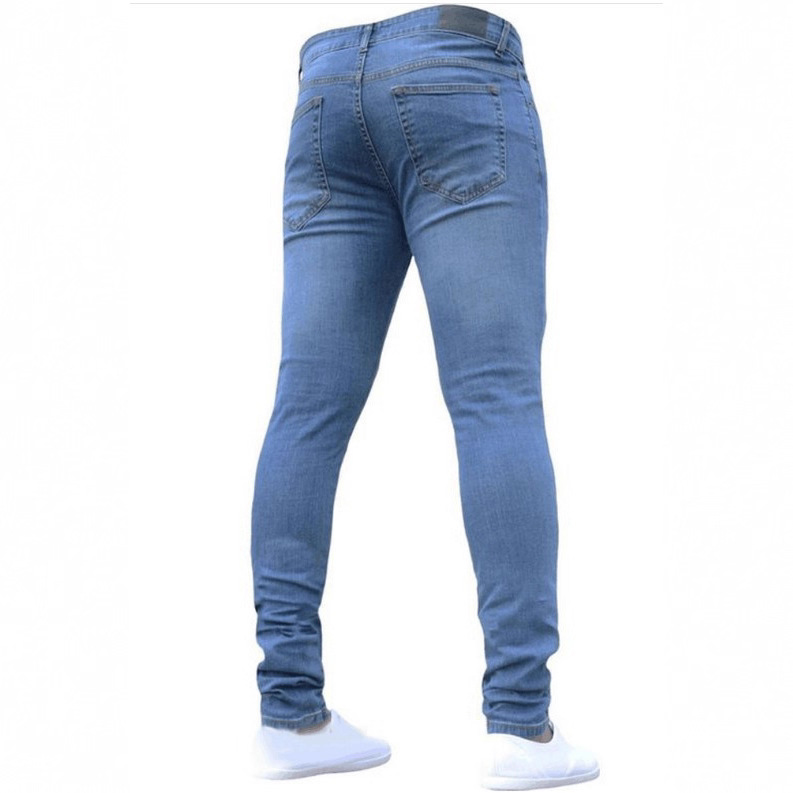 Sitio independiente de Amazon eBay, pantalones ajustados populares europeos y americanos para hombres, jeans para hombres.