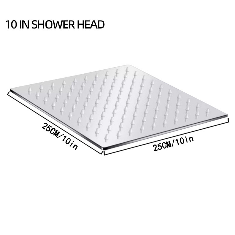 Acero inoxidable galvanizado 201 pulverización de 10 pulgadas