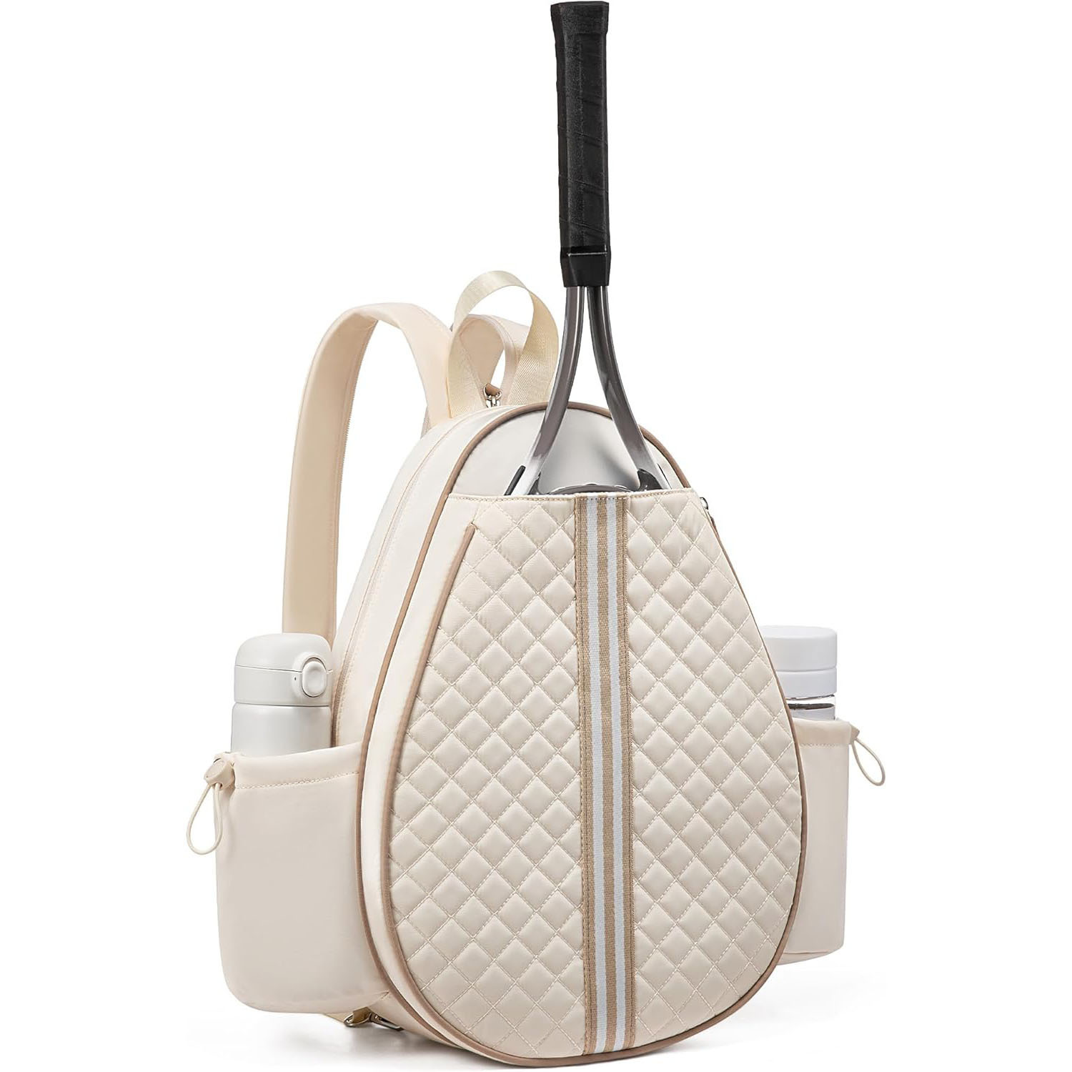 Amazon's new cross-border fashion quilted tennis bag is waterproof and lightweight, a multifunctional sports backpack for both men and women