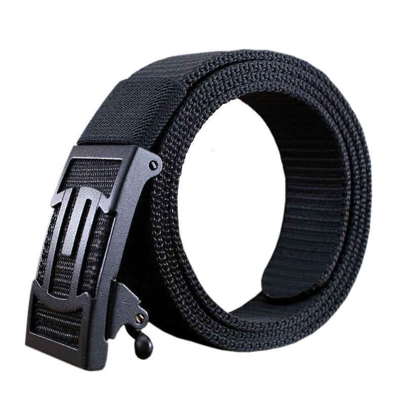 Cinturón automático de nailon ancho 35 mm para hombre uso diario